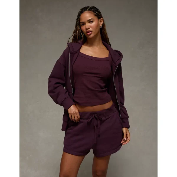 AE Everyday Luxe Sweat Short - Jet Indigo