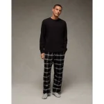 AE Flannel PJ Pant - Black