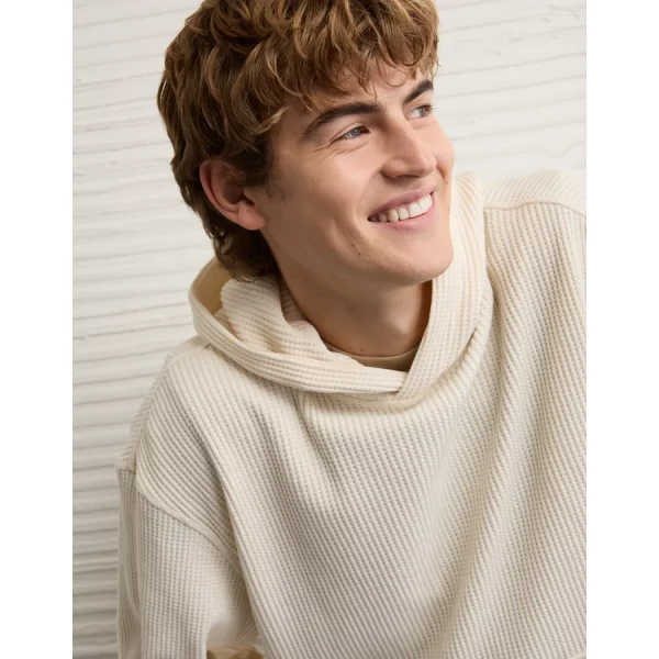 AE Heavyweight Thermal Hoodie - Cream