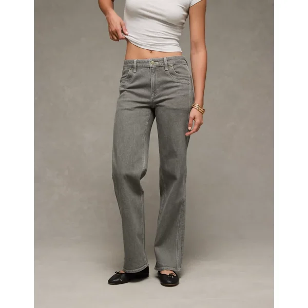 AE Stretch High-Waisted Stovepipe Jean - Terrace