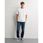 AE AirFlex+ Athletic Straight Jean - Authentic Dark Indigo