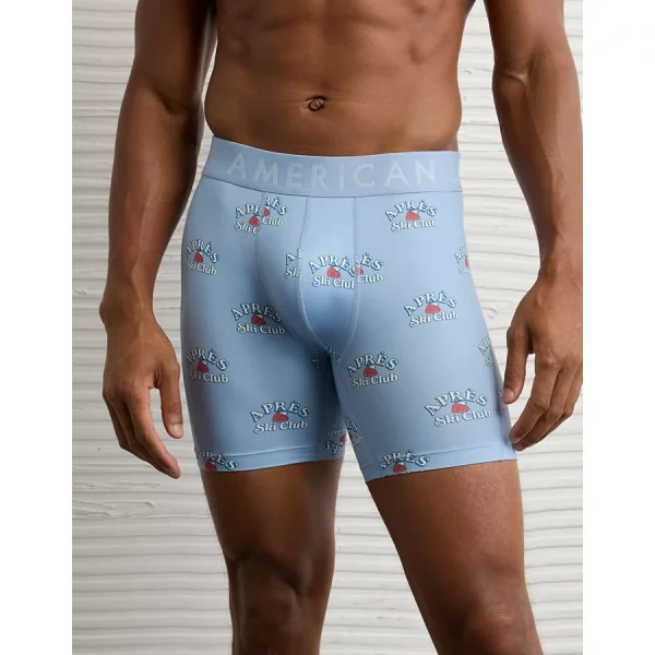 AEO Snoopy Stretch 6" Boxer Brief - Light Blue
