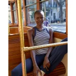 Aerie High Neck Tuckable Tank Top - Navy