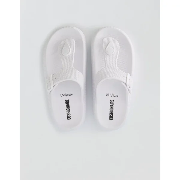 Cushionaire Flo Cloud Thong Sandal - Cool White