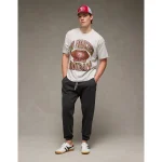 NFL Boxy San Francisco 49ers Graphic T-Shirt - Gray Heather