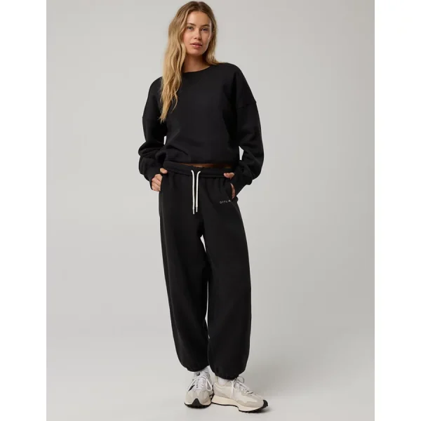 OFFLINE By Aerie Cloud Fleece Baggy Jogger - True Black