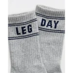 OFFLINE By Aerie Crew Socks - Shell Gray