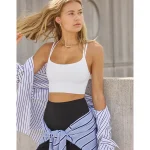 OFFLINE By Aerie Real Me Hold Up! Strappy Sports Bra - Air White