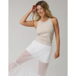 OFFLINE By Aerie Thumbs Up Heavyweight Tank Top - Beach Dune
