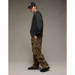 AE Flannel PJ Pant - Camo Green