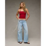 AE Lace Trim Cami - Berry