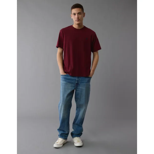 AE Lightweight Icon T-Shirt - Deep Burgundy