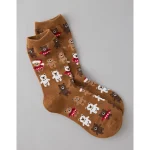AE Teddy Bear Crew Socks - Henna