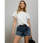 AE77 Premium Classic Denim Short - Dark Wash