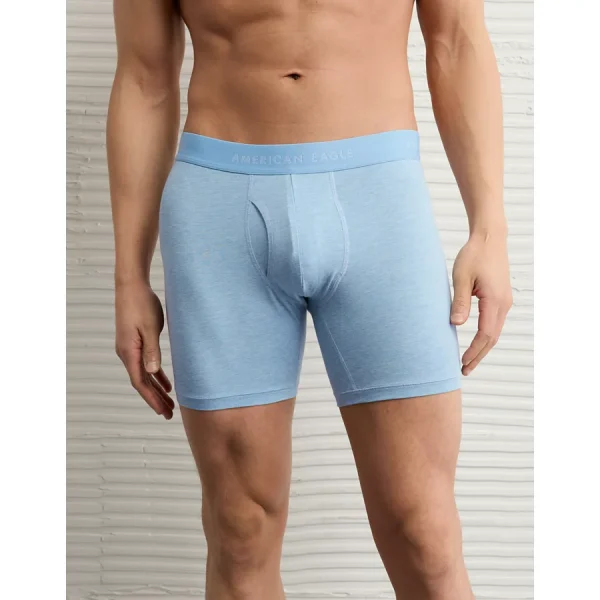 AEO Men's 6" Classic Boxer Brief - Icy Blue