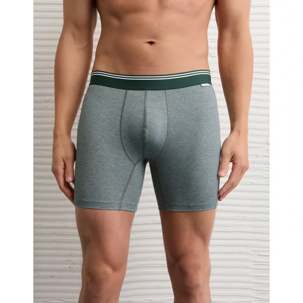 AEO Men's 6" Ultra Soft Boxer Brief - Pine