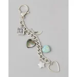 AEO Silver Bag Charm - Silver