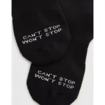 OFFLINE By Aerie Crew Sock - True Black