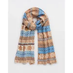 OFFLINE By Aerie Print Blanket Scarf - Sky Blue