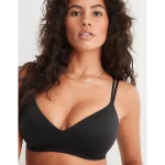 Sunnie Wireless Push Up Bra - True Black