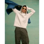 AE 24/7 Cozy Zip-Up Hoodie - Heather Frost