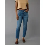 AE Strigid Mom Jean - Deep Sea Blue