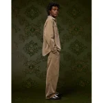 AE x Tru Kolors Chenille Baggy Trouser - Khaki