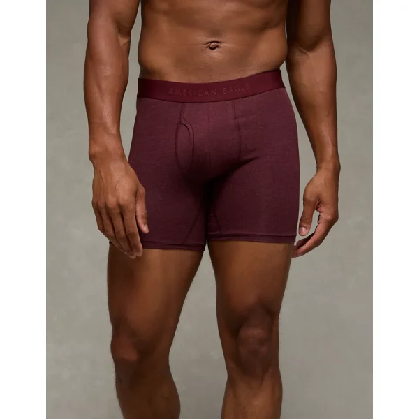 AEO Men's 6" Classic Boxer Brief - Wine