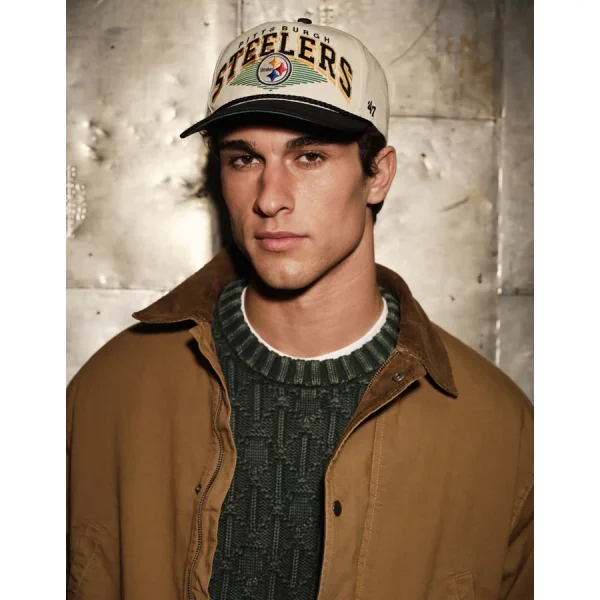 '47 NFL Pittsburgh Steelers Baseball Hat - Black