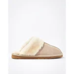 Minnetonka Women's Chesney Scuff Slipper - Natural