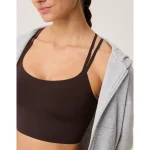 OFFLINE By Aerie Real Me Hold Up! Strappy Sports Bra - Deep Earth