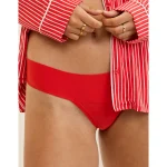 SMOOTHEZ Everyday Thong Underwear - Bright Red