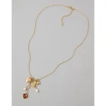 AE Cluster Charm Necklace - Gold