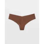 SMOOTHEZ No Show Thong Underwear - Universe