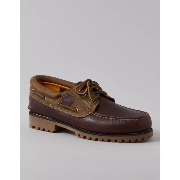 Timberland Men's 3-Eye Classic Boat Shoe - Brown