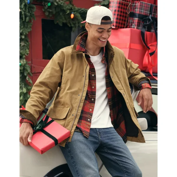 AE Duck Canvas Barn Coat - Khaki