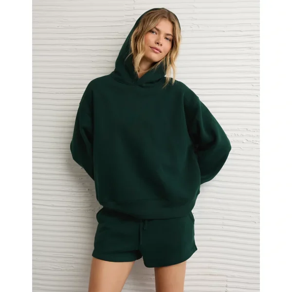 AE Everyday Luxe Hoodie - Deep Forest
