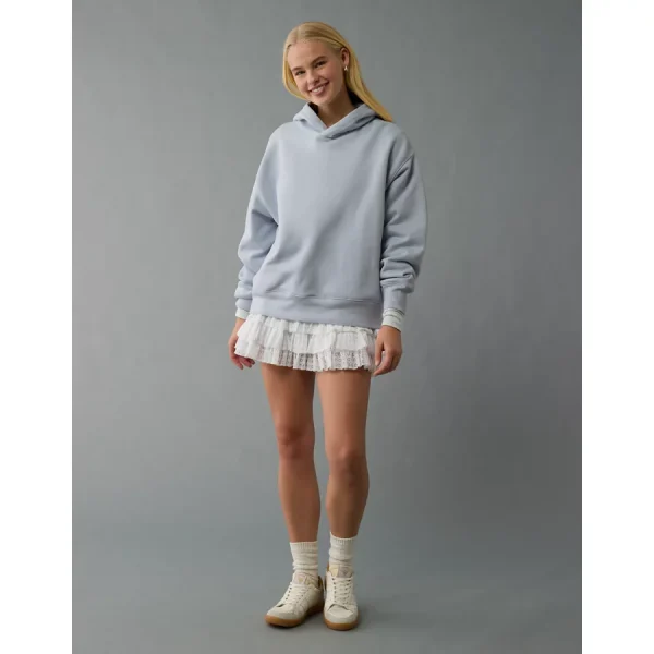AE Everyday Luxe Hoodie - Light Blue