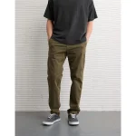 AE Flex Original Straight Lived-In Khaki Pant - Bunker Olive