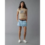 AE Pride Graphic Hey Baby Tee - Beige