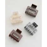 Aerie Square Hair Clip 4-Pack - Western Sky