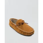 Minnetonka Casey Moccasin Slipper - Tan