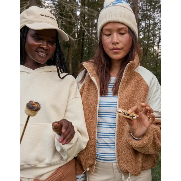 OFFLINE By Aerie Fluff Love Full Zip Jacket - Beach Dune