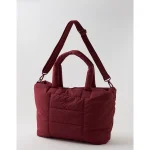 OFFLINE By Aerie Puff Love Tote Bag - Deep Cherry