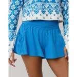 OFFLINE By Aerie Real Me Ruched Pocket Flowy Short - Sky Blue