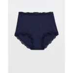 Superchill Modal Lace Super High Waisted Boybrief Underwear - Navy
