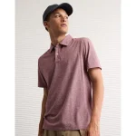 AE 24/7 Club Logo Polo Shirt - Wineberry