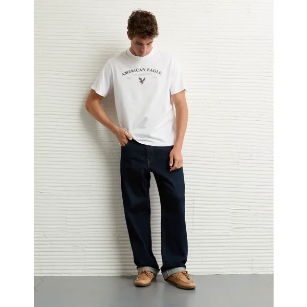 AE Lightweight Icon Logo Graphic T-Shirt - Air White