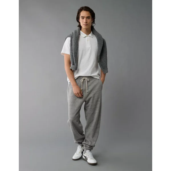 AE Slub Polo Shirt - White