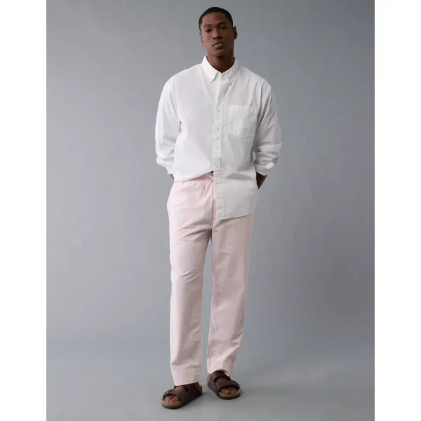 AE Stretch Cotton Pant - Light Pink
